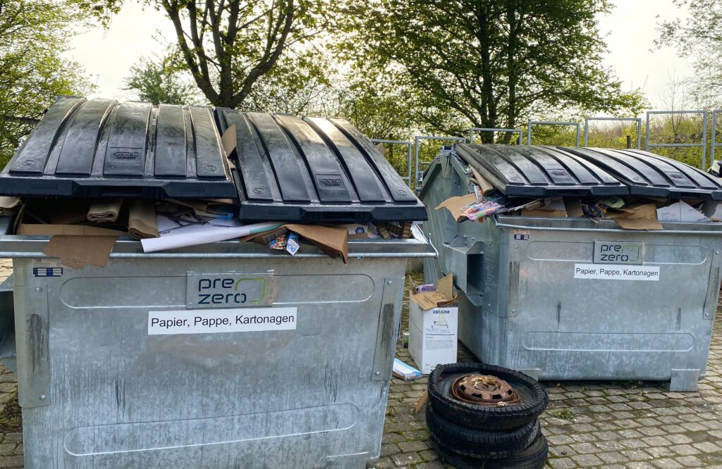 Papiercontainer Wertstoffhof